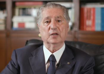 נשיא לבנון לשעבר, אמין ג'ומאייל. צילום מסך מיוטיוב נשיא לבנון לשעבר, אמין ג'ומאייל. צילום מסך מיוטיוב