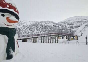 צפו: אתר החרמון סגור אך השלג ממשיך להיערם