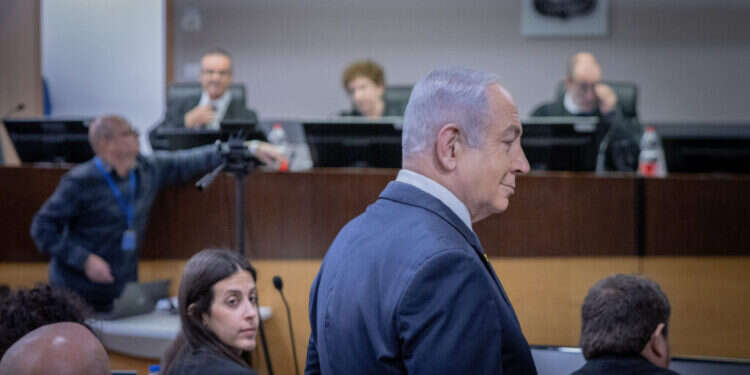 עדות נתניהו בבית המשפט המחוזי בתל־אביב | 10 בדצמבר 2024. צילום: חיים גולדברג, פלאש 90 בית המשפט המחוזי בתל־אביב | 10 בדצמבר 224. צילום: חיים גולדברג, פלאש 90