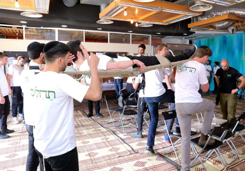 דואגים להכנה פיזית צילום: עתיד ישראל ומנטלית. אימון של תחל"ס. צילום: עתיד ישראל
