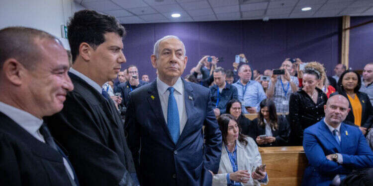 נתניהו בבית המשפט. צילום: חיים גולדברג, פלאש 90 נתניהו בבית המשפט, ביום שלישי. צילום: חיים גולדברג, פלאש 90