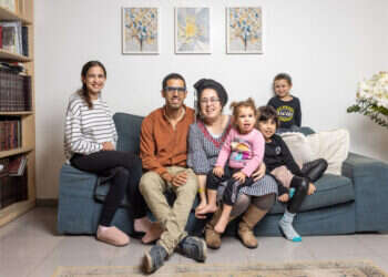 משפחת מבורך, לוד. צילום: אבישג שאר־ישוב