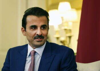 ושייח' אל־ת'אני, אמיר קטאר. צילם: אי.פי.איי