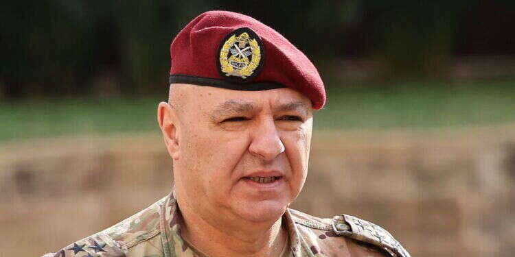 הנשיא הנבחר ג'וזף עאון. צילום: AFP הסתיים הסיבוב השני: נשיא חדש נבחר ללבנון