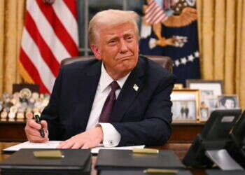 דונלד טראמפ, צילום: Jim WATSON / POOL / AFP