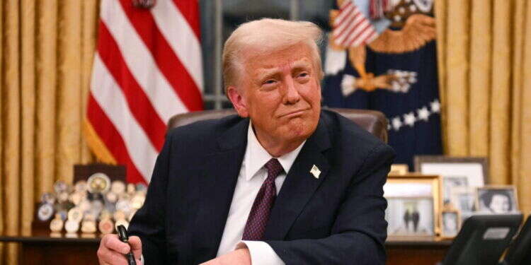 דונלד טראמפ, צילום: Jim WATSON / POOL / AFP