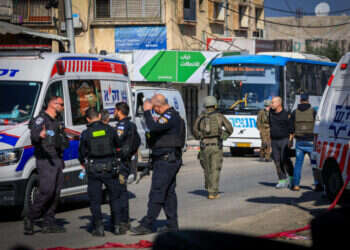 זירת הפיגוע ליד קדומים, ביום שני. צילום: איתי רון, פלאש 90