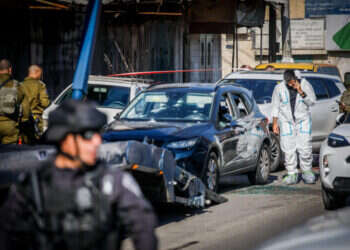 זירת פיגוע הרצח בכפר פונדוק, השבוע. צילום: איתי רון, פלאש 90