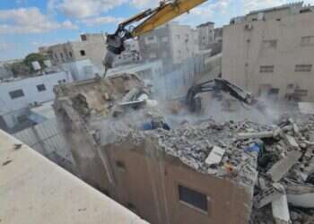 נהרס מבנה לא חוקי של תושב שהסתיר מחבלים ב-7 באוקטובר 