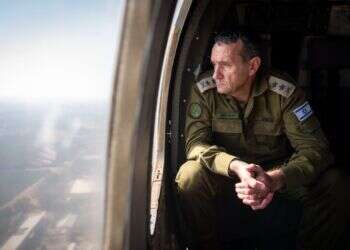 הרצי הלוי. צילום: דובר צה חילופי הרמטכ"ל, מבצע חומת ברזל בג'נין והאם המלחמה בעזה נגמרה