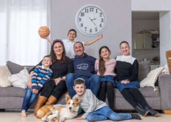 משפחת רוזנפלד, הר־ברכה. צילום: יוסי אלוני