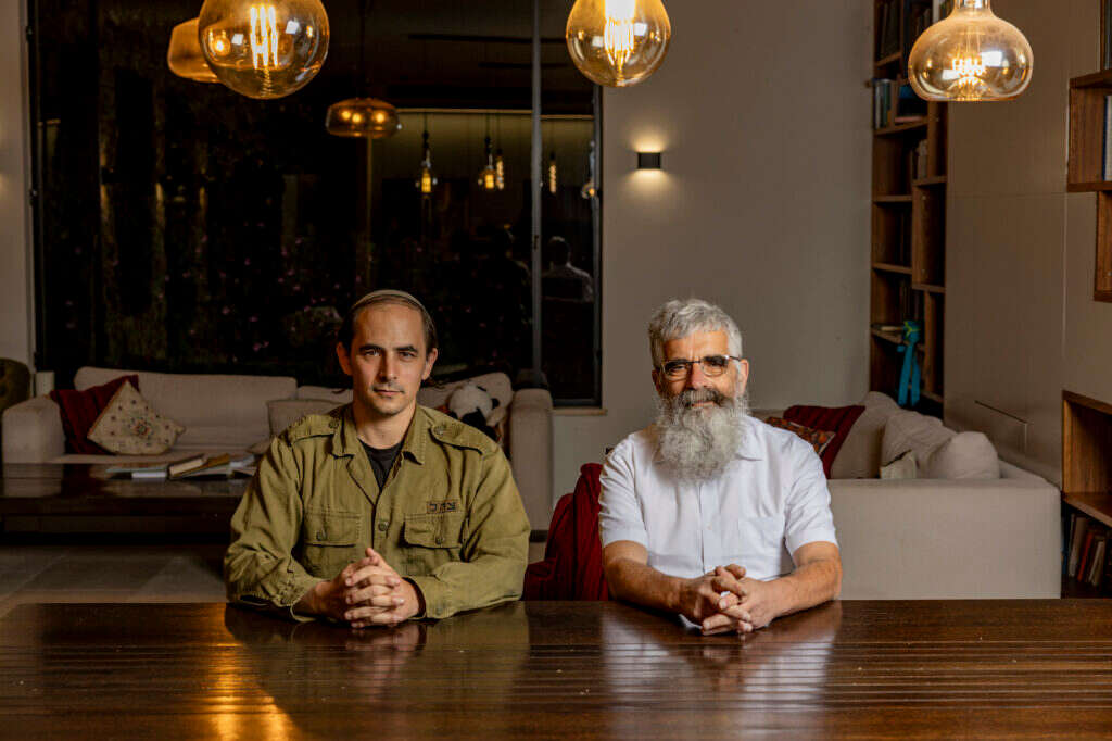 הרב אברהם סתיו והרב יובל שרלו. צילום: נעמה שטרן הרב אברהם סתיו והרב יובל שרלו. צילום: נעמה שטרן