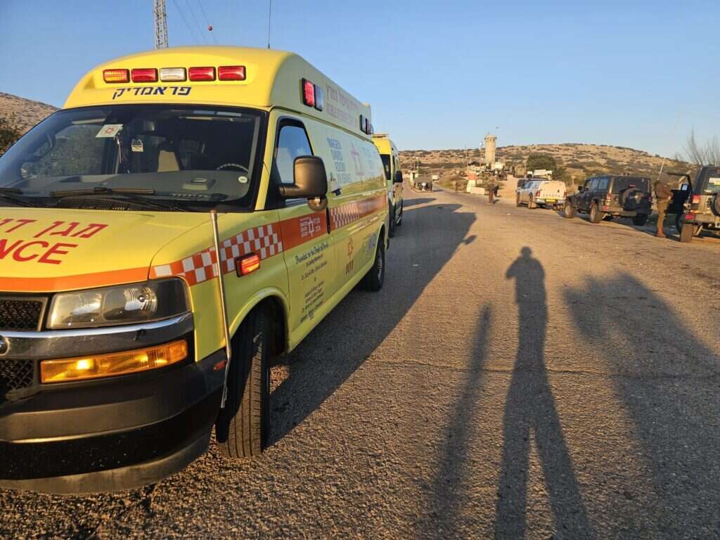 אזור הפיגוע בבקעה. צילום: תיעוד מבצעי מד