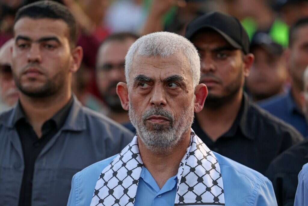 יחיא סינוואר. צילום: AFP