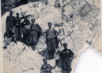 מחנה של תנועת בית"ר בטריפולי, 1933. הצילום באדיבות גרשון סתיו