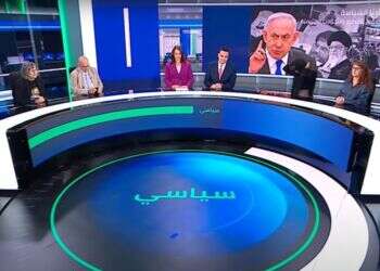 אולפן חדשות מכאן 33, צילום מסך מתוך יוטיוב