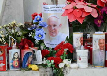 האפיפיור פרנציסקוס, צילום: Alberto PIZZOLI / AFP