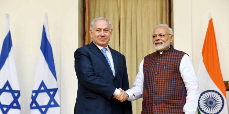 בנימין נתניהו ונרנדרה מודי. צילום: אבי אוחיון, לע בנימין נתניהו ונרנדרה מודי. צילום: אבי אוחיון, לע"מ