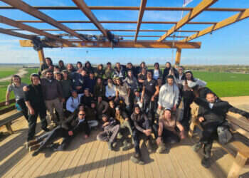 צעירי קהילת שובה במסע תקומה בעוטף עזה. באדיבות המרואיינים