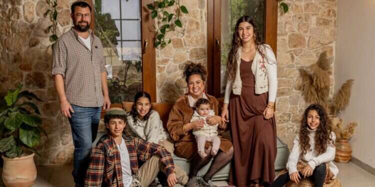 משפחת בלפר. צילום: נעמה שטרן