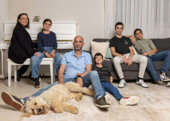 משפחת שחר. צילום: אבישג שאר-ישוב