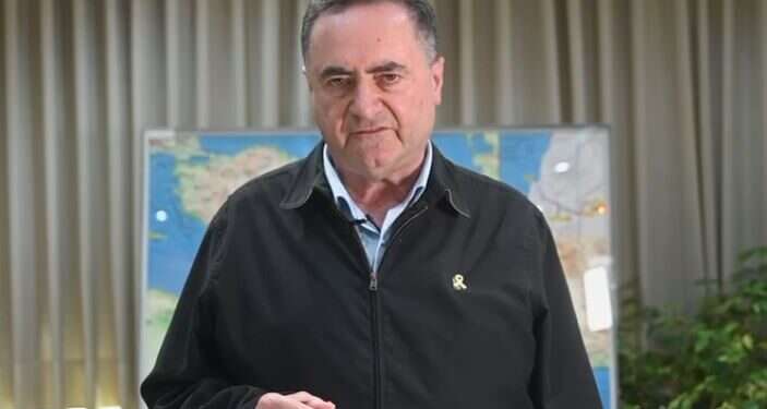 ישראל כץ. צילום מסך מתוך הסרטון לתושבי עזה