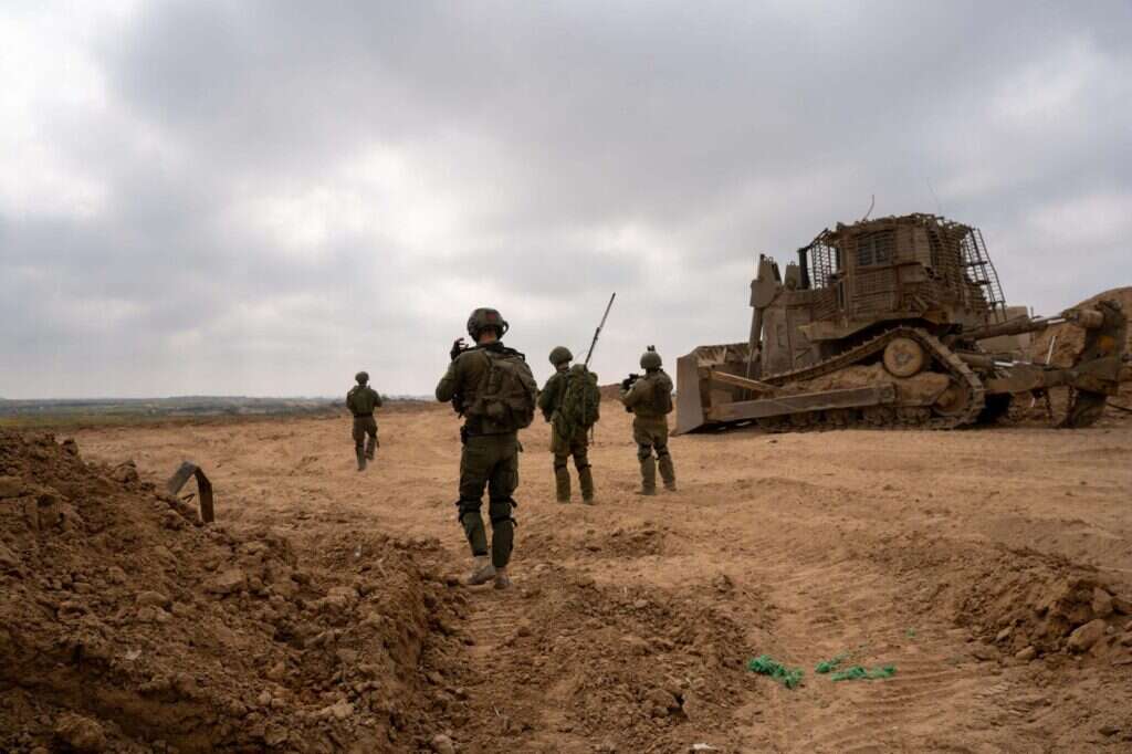 פעילות כוחות אוגדת עזה בדרום הרצועה. צילום: דובר צה