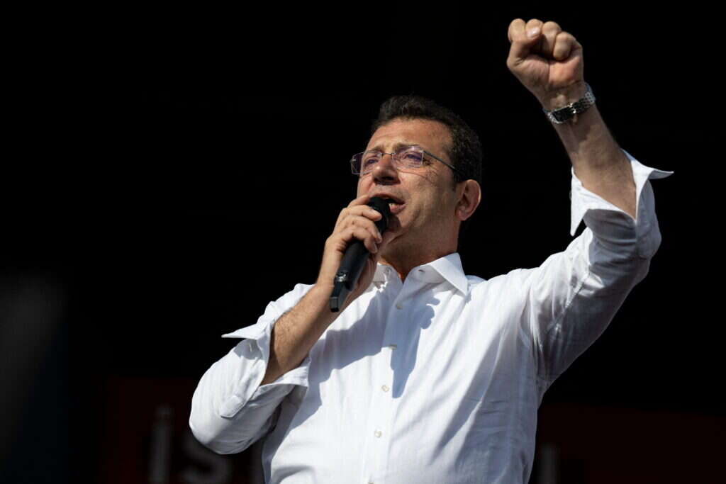 אקרם אימאמאולו, ראש העיר של איסטנבול. צילום: AFP
