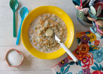 פתיתים בחלב וחמאה. צילום: אפרת מוסקוביץ