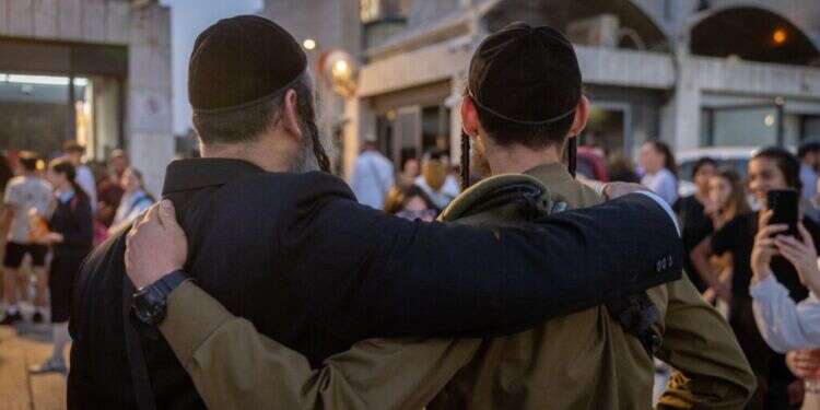 טקס השבעה של גדוד נצח יהודה בכותל המערבי, יולי 2024. צילום: חיים גולדברג, פלאש 90