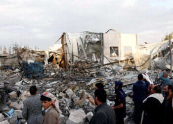 הרס בתימן. צילום: Getty Images