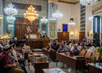 בית כנסת "יוסף אבאד" בטהרן. צילום: Getty Images