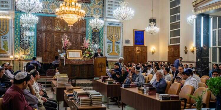 בית כנסת "יוסף אבאד" בטהרן. צילום: Getty Images