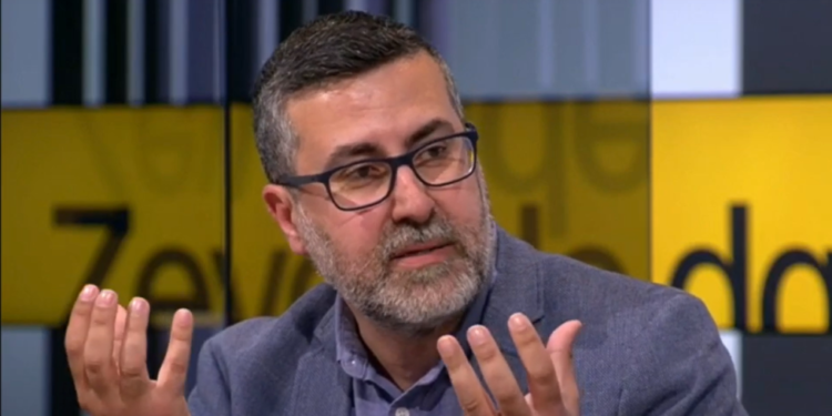 דיאב אבו ג'הג'ה. צילום מסך מיוטיוב "פעיל זכויות האדם" שרודף את חיילי צה"ל: "משמיצים אותי"