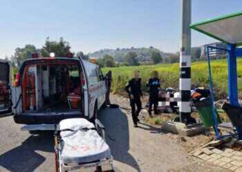זירת הפיגוע. צילום: מד הנרצח בפיגוע: משה הורן, בן 85
