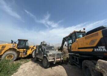 "סיכון ביטחוני": פונתה בנייה פלסטינית לא חוקית ליד בת חפר