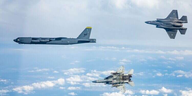 חיל האוויר הישראלי והאמריקני בתרגיל משותף. צילום: דובר צה הכנה לתקיפה באיראן? חיל האוויר הישראלי והאמריקני בתרגיל משותף