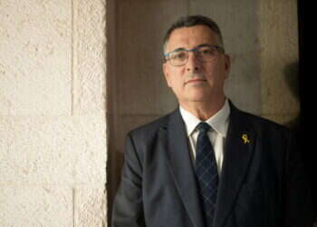 "אנחנו נלחמים על הקיום שלנו". גדעון סער במשרד החוץ, השבוע. צילום: נעמה גרינבאום