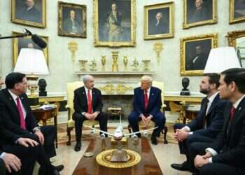 תחושת חמיצות. נתניהו וטראמפ בבית הלבן, ביום שני. צילום: AFP