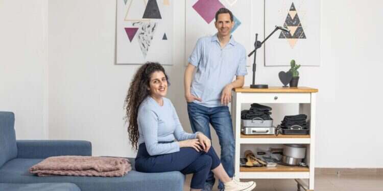 משפחת קויטני־אדיר. צילום: אבישג שאר-ישוב