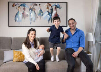 משפחת קליין. צילום: אבישג שאר-ישוב