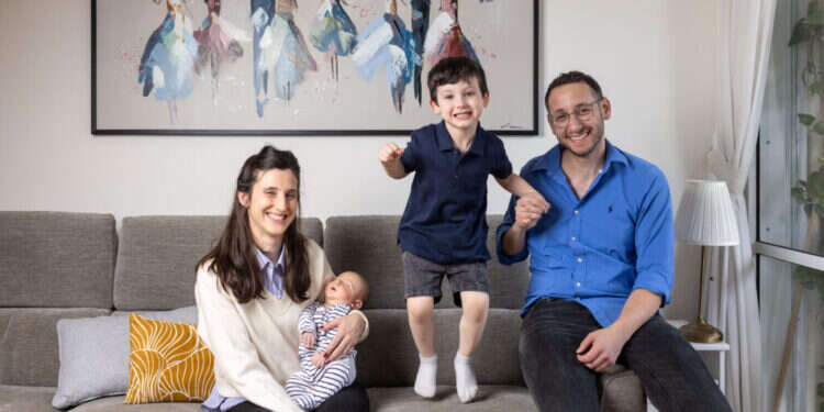 משפחת קליין. צילום: אבישג שאר-ישוב משפחת קליין. צילום: אבישג שאר-ישוב