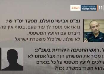 ארגון חוננו: לפתוח בחקירה פלילית כנגד ראש המחלקה היהודית בשב"כ