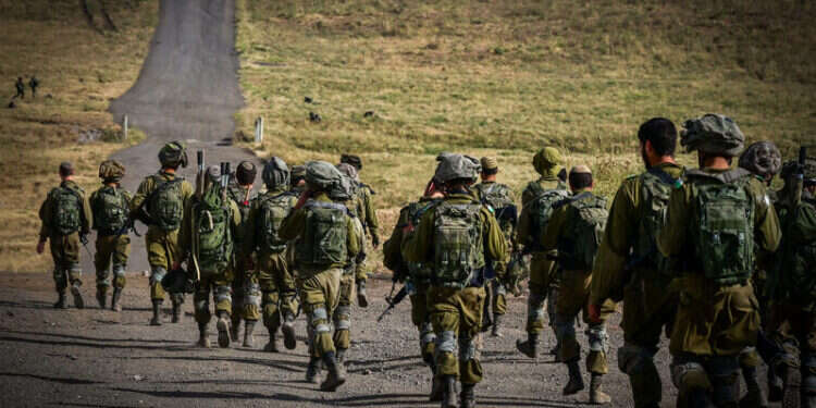 חיילי חטיבת גולני ברמת הגולן. צילום: מיכאל גלעדי, פלאש 90 ארגוני המילואים דורשים הכרעה: "להפעיל את צה"ל במלוא עוצמתו"