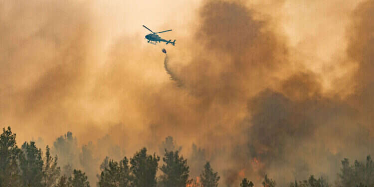 השריפה, אילוסטרציה. צילום: חיים גולדברג, פלאש 90 שריפות הענק: הפעילות תימשך גם בשעות הלילה