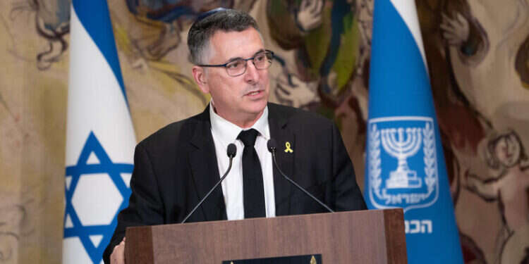 שר החוץ, גדעון סער. צילום: אריה לייב אברמס, פלאש 90 סער תוקף: מזכ"ל האו"ם אחראי באופן אישי לפשעי אונר"א