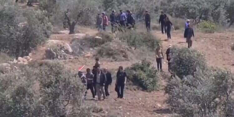 30 אנרכיסטים ופלסטינים, תקפו המשפחות עם ילדים במרכז השומרון