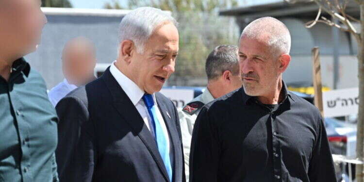 רה רה"מ נתניהו וראש השב"כ בר. צילום: קובי גדעון, לע"מ