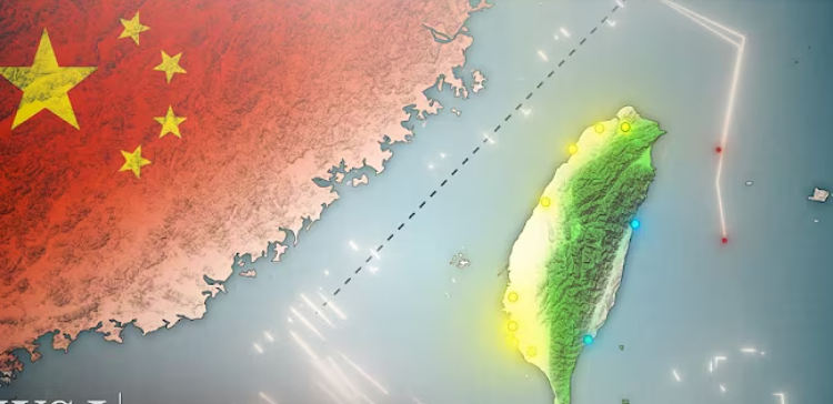 מתיחות במצר טאיוואן. צילום מסך מיוטיוב נתיב סחר קריטי ונקודת חיכוך צבאית: למה מצר טאיוואן כל כך חשוב לסין