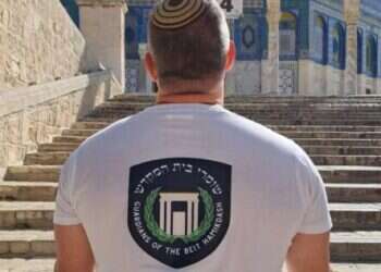 זאבי בהר הבית. צילום: עמותת בידינו